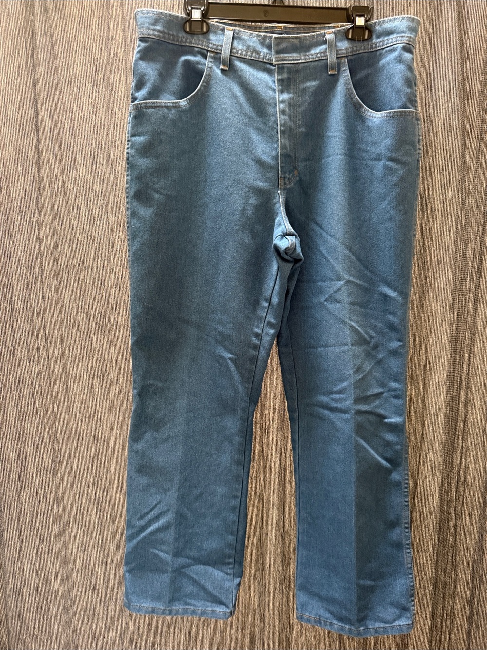Basic Editions Men's Straight Jeans in Blue